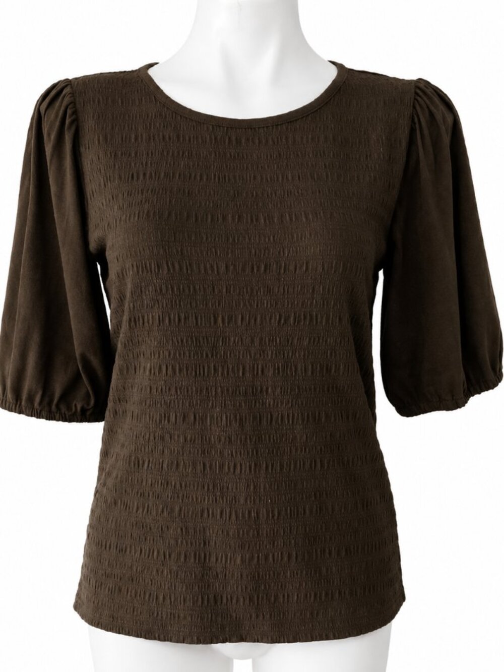 Small TALBOTS top. Textured shirt. Workwear. Casual Outings. Everyday blouse